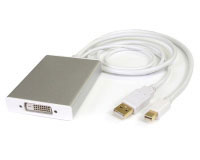 Startech.com Adaptador Activo Mini DisplayPort a DVI de Doble Enlace - Alimentado por USB (MDP2DVID)